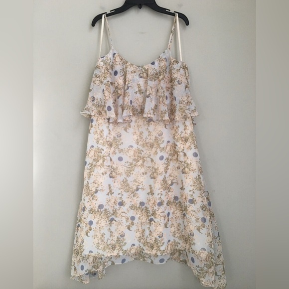 BCBG Pink Blossom Multi Color Dress Size - Picture 3 of 5